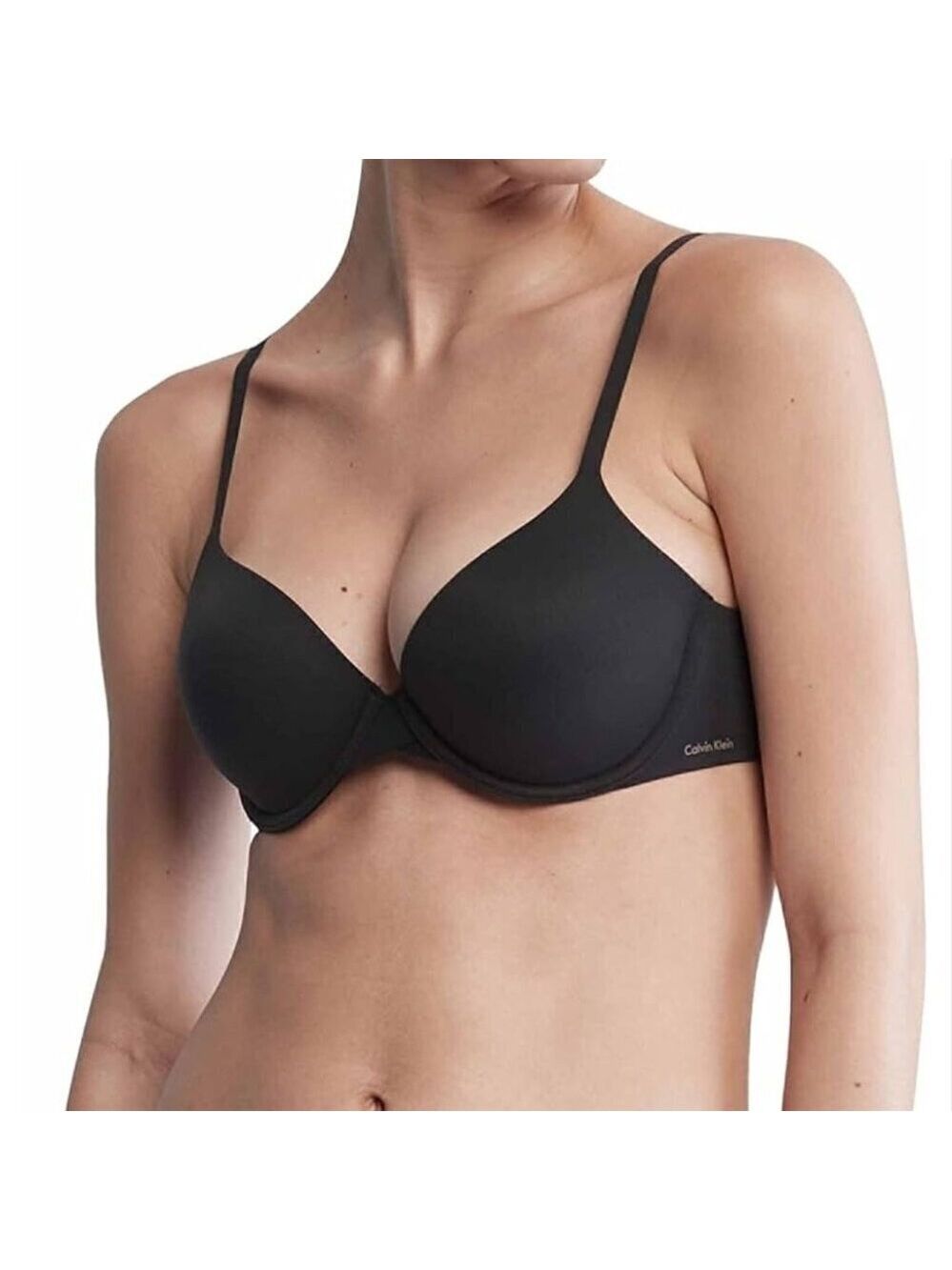 NWT CALVIN KLEIN | Perfectly Fit Lightly Lined Memory Touch Bra black Sz 36C